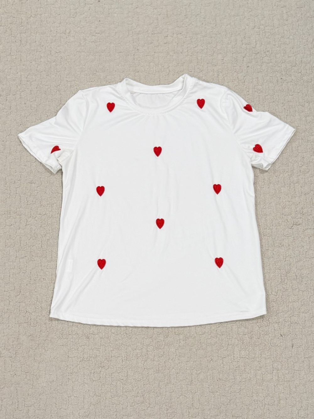 Embroidered Heart Tree Size Small